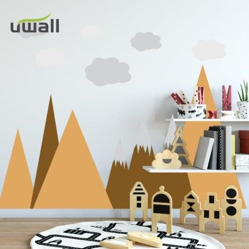 Creative Mountains Wall Sticker Kids Room Decoration Living Room Wall Decor Home Decor Bedroom Decor House Decoration Stickers