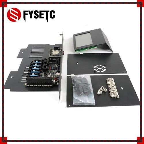 FYSETC F6 V1.3 Mainboard + 6PCS TMC2208 Motor Driver + 4.3" inch Touch Screen Display Case Kit For Ender 3 Ender-3