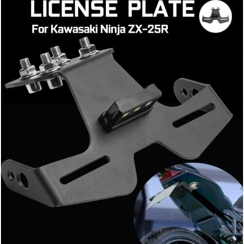 Motorcycle Tail Tidy Fender Eliminator License Plate Holder Bracket LED Light For Kawasaki Ninja ZX25R ZX 25R 2020 2021 ZX-25R