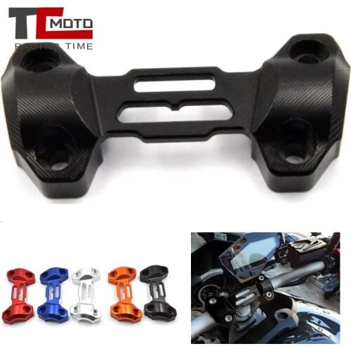 MT09 FZ09 motorcycle CNC Aluminum Handlebar Risers Top Cover Clamp fit for Yamaha MT-09 MT 09 MT09 FZ09 FZ 09 2013-2018