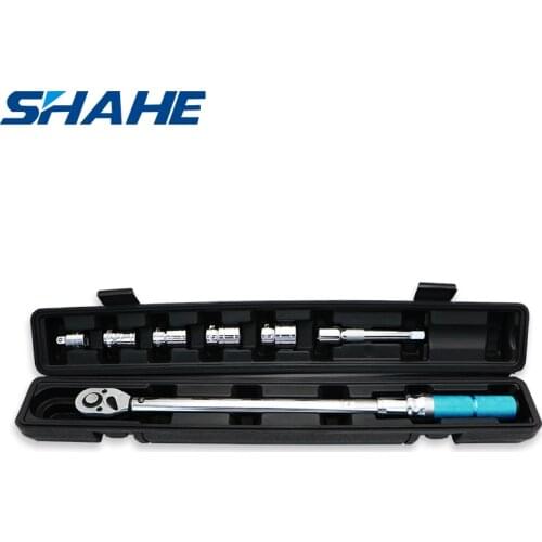 7pcs 1/2inch 20-210N.m Adjustable Torque Wrench Bicycle Repair Tools Kit Set Tool Bike Repair Spanner Hand Tool Set