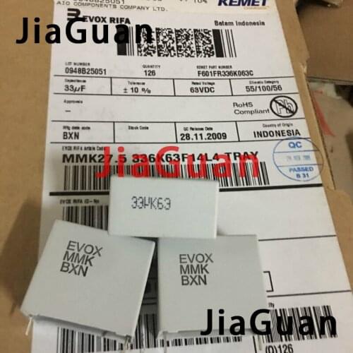 2PCS NEW EVOX KEMET MMK27.5 33UF 63V p27.5mm film capacitor 336 MMK 336/63V audio hot sale MMK27.5 336K63F14L4 33UF/63V