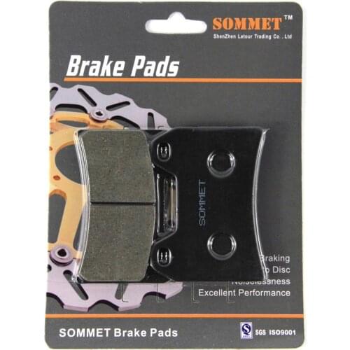 SOMMET Motorcycle Front Brake Pads Disc 1 pair for APRILIA RSV 1000 SP / Mille R (1998-2001) RSV1000 LT244