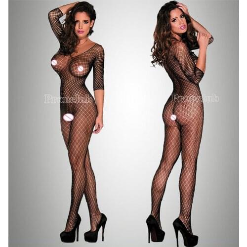 Sexy Bodystocking Body Lingerie Bodysuit Open Crotch Fetish Porno Baby Doll Sexi Women Crochless Teddy Sexy Erotic Underwear