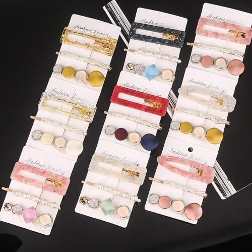 3Pcs/Set Pearl Metal Women Hair Clip Barrette Hairpin Hair Accessories Beauty Styling Tools Dropshipping New Arrival