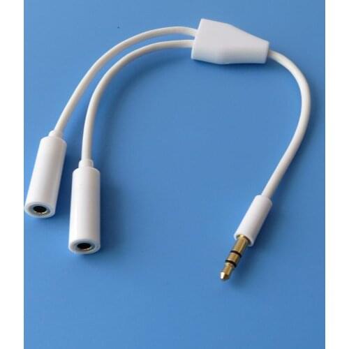 20cm 3.5mm spliter audio cable
