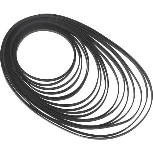 5mm Wide Turntable Rubber Belt Replacement Flat Drive Belt for Vinyl Record Player Phono Belt-Driven Turntables