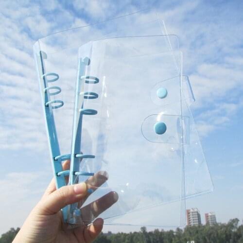 A5 A6 Macaron Candy Color Binder Loose-leaf Notebook Journal 6 Holes Folder Agenda Diary Notebook School Stationery