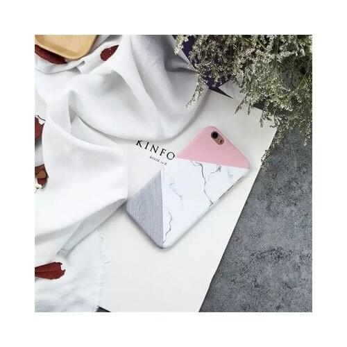 Fashion Marble Lines Geometric Mosaic PC Hard Case For iPhone 7 6 6S Plus XS Max Marble Stone Phone Cover For Samsung Note 8 9