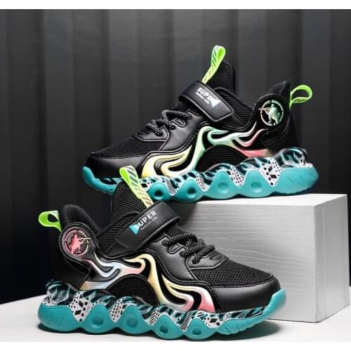 New 2021 Spring Childrens Sneakers Breathable Mesh Sports Shoes For Boys Fashion Casual Running Sneakers KIds Shoes