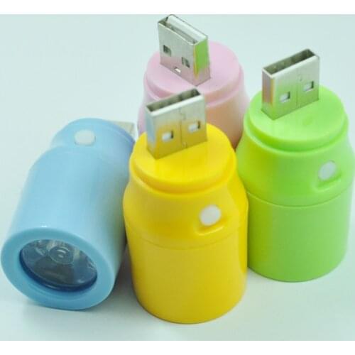 Mini Pocket USB Night Light with Switch High Brightness USB LED Lamp 5V 150MA USB Flashlight for Power Bank PC Camping Hiking