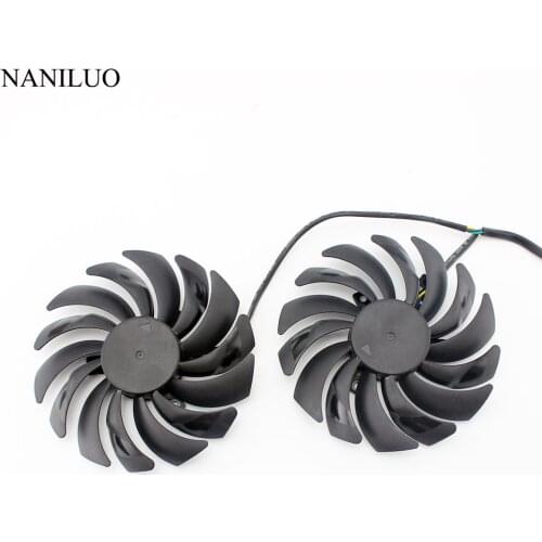 2PCS 95MM PLD10010S12HH DC12V 0.40A 4PIN For MSI GTX 1080Ti 1080 1070 1060 RX 470 480 570 580 GAMING Graphics Card Cooler Fans