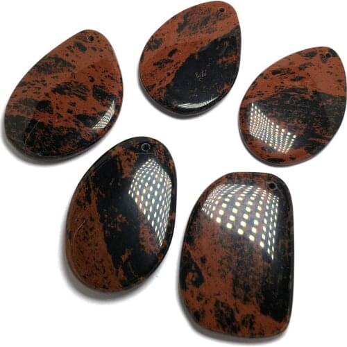 Natural Stone agates Pendant irregular shape Exquisite Pendants charms for Jewelry making DIY Necklaces Accessories 40x60mm