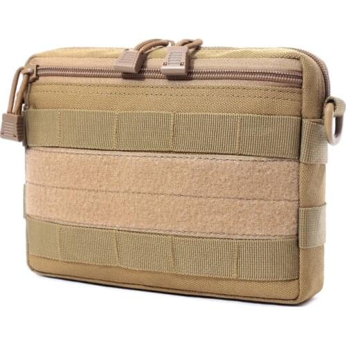 Molle Utility Organizer Pouch Bag EDC Tactical Nylon Vest Waist Pouch Storage Bags Waterproof Field Sundries Bag For Hunting