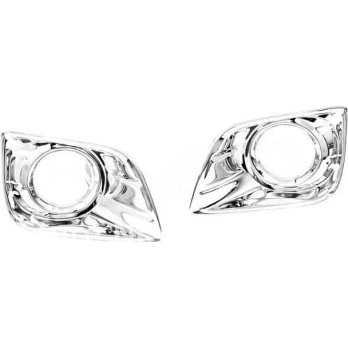 High Quality Chrome Front Fog Light Cover for Toyota Land Cruiser Prado J150 free shipping