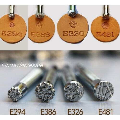 Leather carving Japanese craft printing tool E294/E326/E481/E386 background decoration tool