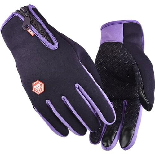 Winter Outdoor 100% Waterproof Windproof Glove Cycling wool Warm Motorcycle Hiking Ski Gloves Bicycle Motorcycle Full Finger