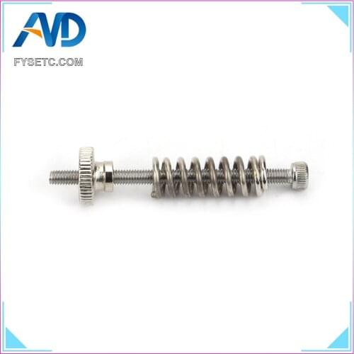 10pcs 3D Printer Parts M3 Thread Screws Nuts 45mm Leveling Spring Knob Part Components Hexagon Hex Stainless Steel