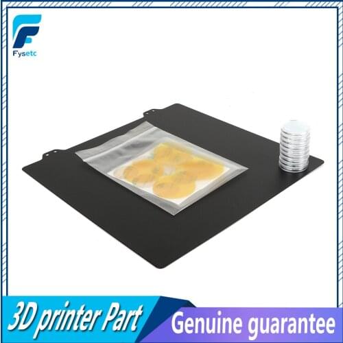 235x235mm Double Sided Textured PEI Spring Steel Sheet + Magnet To Be Magnetic Hot Bed For Ender-3 Ender 3s TEVO Flash