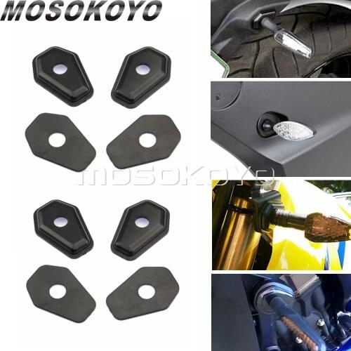 8pcs GSXR Front & Rear Turn Signal Indicator Spacer Adapter for Suzuki GSX-R 600 750 1000 GSX650F GSX1250FA DR-Z 400 SV650 DL650
