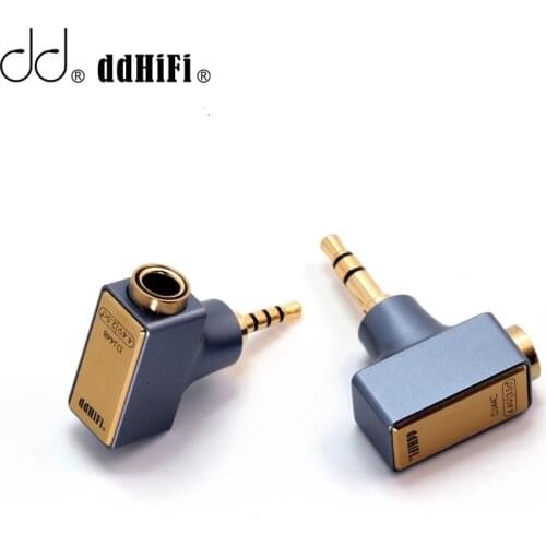 DD ddHiFi New DJ44B DJ44C Mark II Female 4.4mm to 2.5mm 3.5mm Male Headphone Balanced Audio Adapter for DAP DAC Amplifier Player