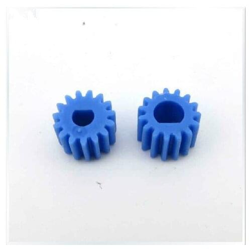 Free shipping 0.5 D word hole modulus plastic 3/4mm gear reducer motor shaft gear cutting edge DIY model