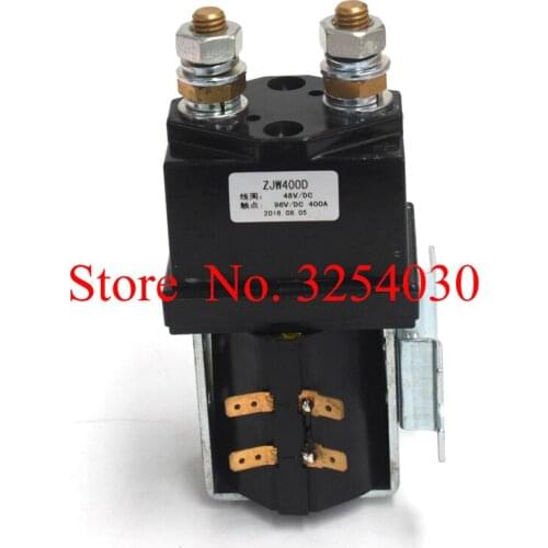 HELI or HangCha Electric Forklift Using Skillful Manufacture 48V 400A DC Power Contactor ZJW400D Replacing Albright SW200-262