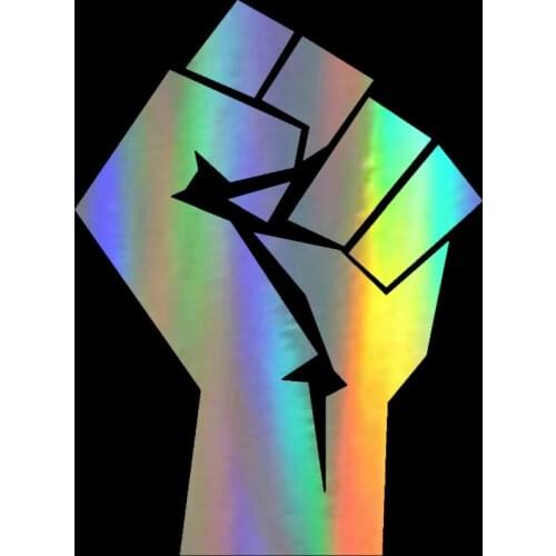 Hot Funny Power Fist Graphi Cartoon Graffiti Car Stickers Decal Car Decorative KK18*12cm Vinyl