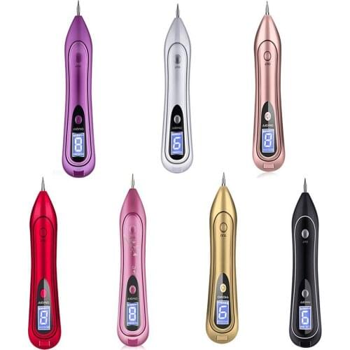 LCD Face Skin Dark Spot Remover Mole Removal Laser Plasma Pen Machine Facial Freckle Tag Wart Beauty Care