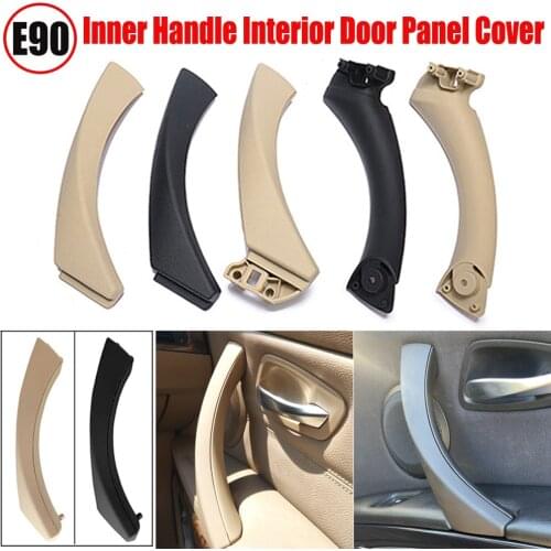 Left Right Side Car Inner Interior Door Panel Handle Pull Trim Cover Kit Car Accessories For BMW E90 E91 3 Series 318 320