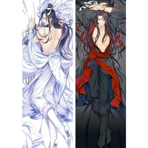 HOT China Anime Mo Dao Zu Shi Dakimakura Sexy Body Pillowcase Wei Wuxian Lan Wangji BL Love Grandmaster of Demonic Cultivation