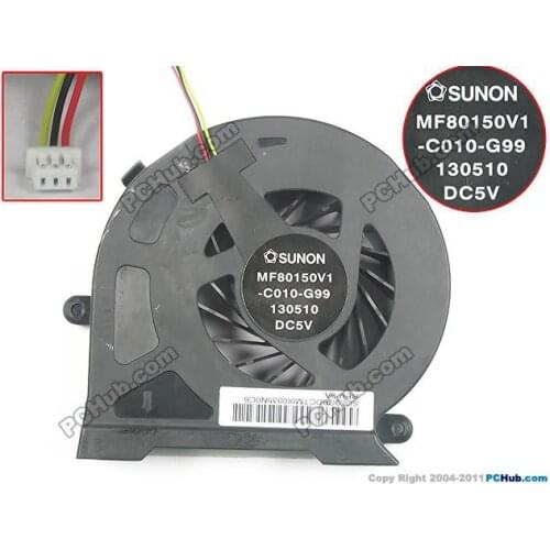 Laptop cpu cooling fan cooler FOR TOSHIBA Qosmio X70 series MF80150V1-C010-G99 SOL3BDCTM0I0035N0FS