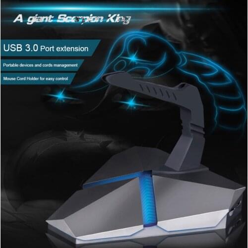 Cool Gaming USB 3.0 Hub with cord holder A giant Scorpion King 3.0 USB Hub Game wire clamping devices For Laptop/PC