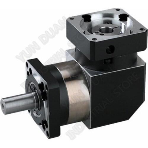 100 :1 Ratio Corner Right Angled Planetary Reducer Gearbox Turn Reversing Speed Reducer for NEMA24 200W 400W 600W Servo Motor
