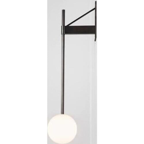 Nordice luminaria glass ball dining room living room aisle bedroom lamp espelho