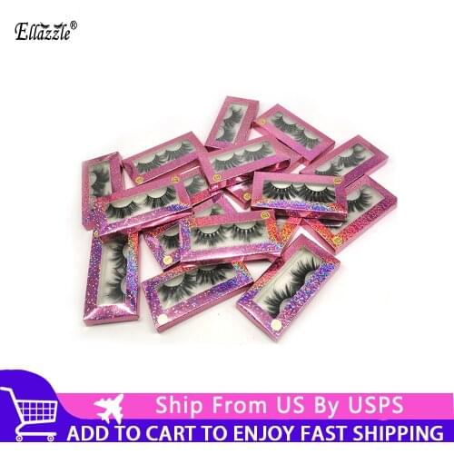 25mm 3D Mink Lashes Wholesale 10/50/100 Pairs Make Up Eyelash Extension Tools For Beauty Natural Eyelashes Mink Fluffy Lash Bulk