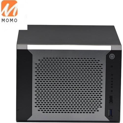 4bays NAS case J1900 IPFS Miner Mini network 4 bays Nas Barebone Hardware Server Computer