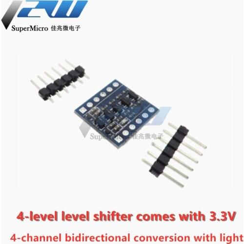 4-level level conversion module 3.3V to 5V 5V to 3.3V comes with 3.3VLDO working indicator