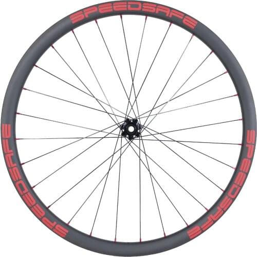 700g 29er MTB XC BOOST carbon front wheel straight pull 30mm clincher tubeless 30mm deep UD 3K 12K 3K twill matte glossy 110mm
