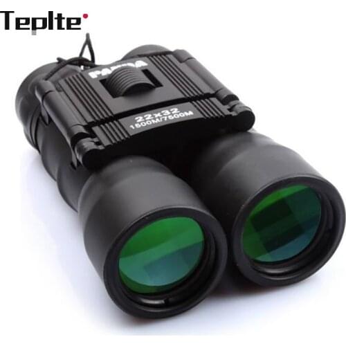 Upgraded 22x32 Night Vision Binoculars Telescope Wide Angle Optical Lens Zoom Portable Folding Binocular Spy Telescopio Pec