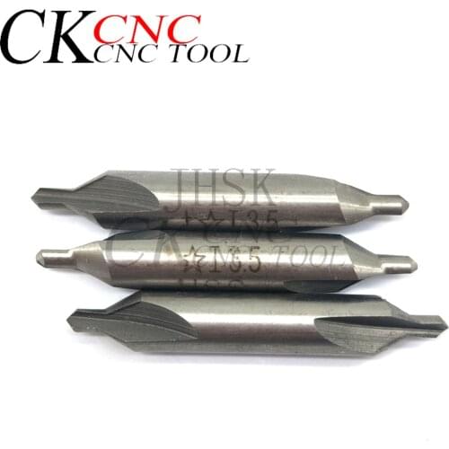 HSS Center drill bit 60 degrees D3.5 Metal Drill Bit Metal working Hole Drill Hole Cutter 60 Degrees Combined Drill Bit