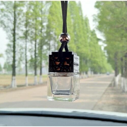 1 Pcs 6ml Car Perfume Bottle for Air Fresheners Car Styling Ornament Perfume Pendant (Without Essential Oil)