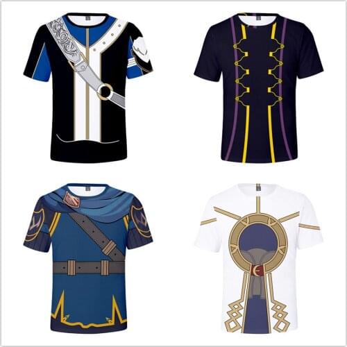 3D Print Game Fire Emblem Men/womens Short Sleeve T shirt Clothes 3D Print Fire Emblem kids Fashion boy/girls So Cool Tshirt