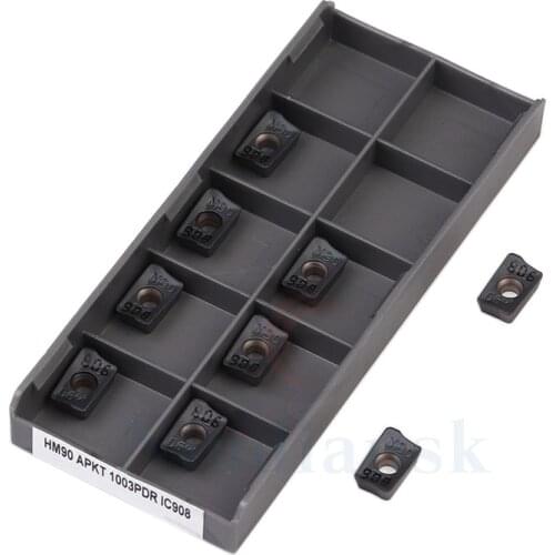 HM90 APKT1003 PDR IC908 Original Milling cutter Turning Tool carbide inserts Milling tool CNC Lathe tool Face Milling inserts