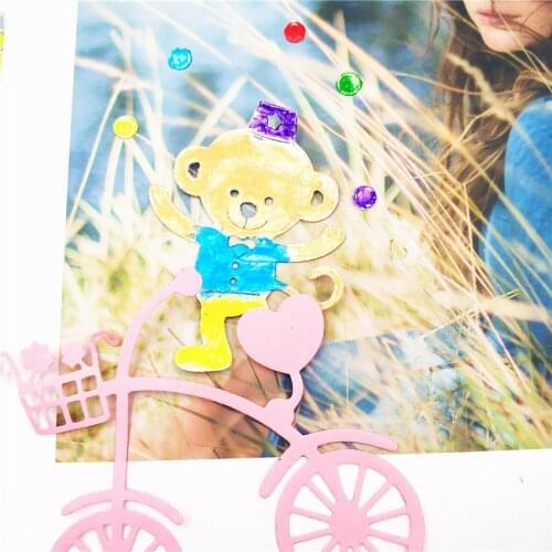 Little Monkey Acrobatics Metal Cutting Dies For Scrapbooking Die Cut DIY Paper Cards Craft Diy Metal Cutting Dies