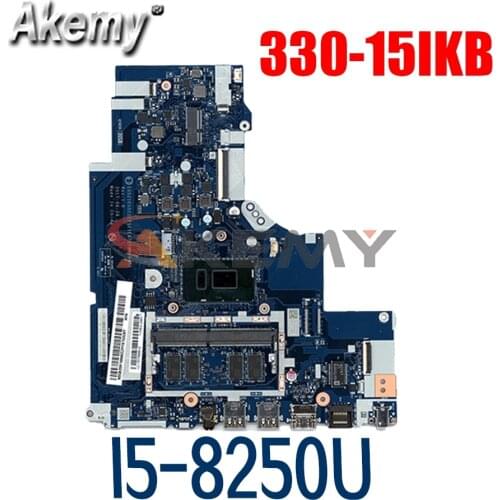 Laptop motherboard For LENOVO Ideapad 330-15IKB Core SR3LA I5-8250U Mainboard 5B20Q15640 NM-B451 With 4G RAM