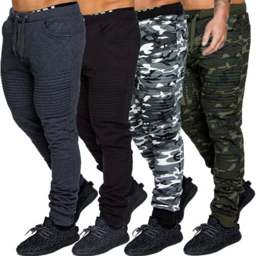 US Autumn Gyms Men Joggers Sweatpants Mens Trousers Sporting Bodybuilding Pants