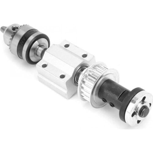 Unpowered Spindle Assembly B12 Drill Chuck M10 Shaft Sleeve For DIY Table Saw Bench Drill Grinding Polishing Machine Accessories