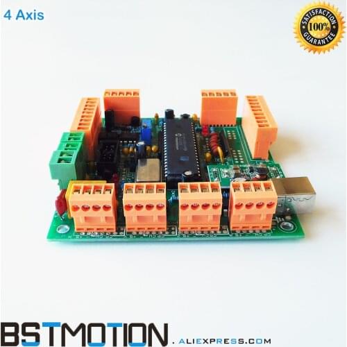New 4 Axis USB CNC Breakout Board controller CNCUSB USBCNC 2.1 Alternative MACH3
