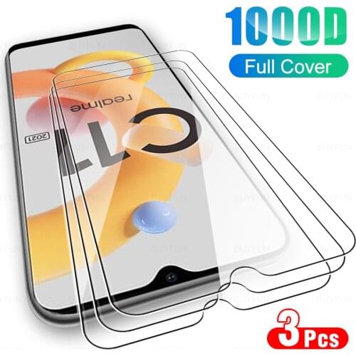 Full Cover Screen Protector Realmy C11 Case Tempered Glasses HD Protective Phone Film For Realme C11 C 11 11C 2021 glass 6.52"